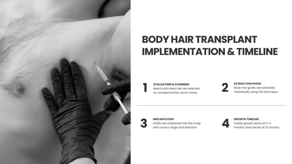 how transplanted curly hair grows back